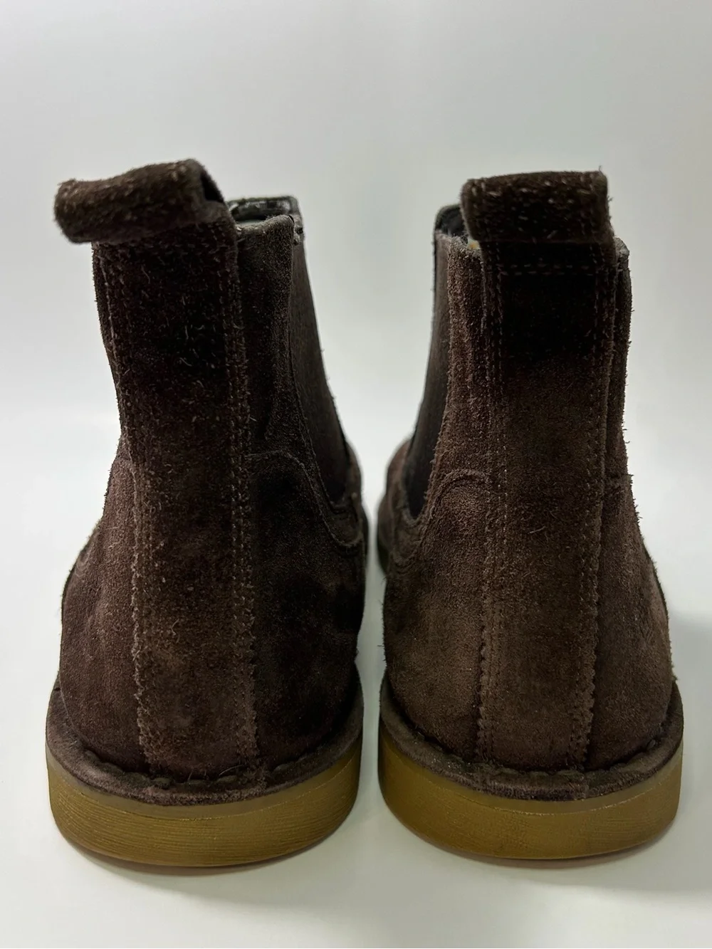 Timberland Earthkeepers Brasstown Chelsea Boots Men’s 9 Brown Suede Pull On EUC